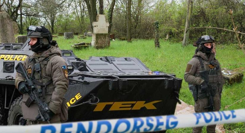 Dráma szenteste napján: véget akart vetni életének a rácalmási temetőben egy férfi, a TEK is a helyszínre ment