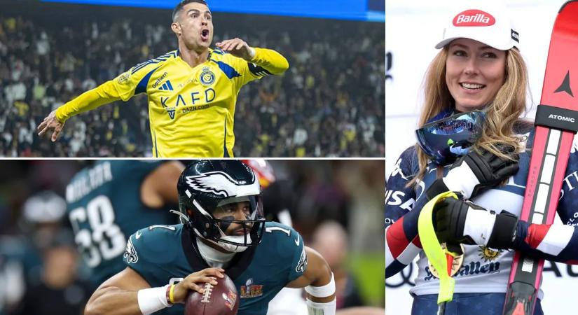 Egy év, 365 fotó: Cristiano Ronaldo 40, Mikaela Shiffrin 100, Kylian Mbappé mesteri 3 – ilyen volt 2025 februárja
