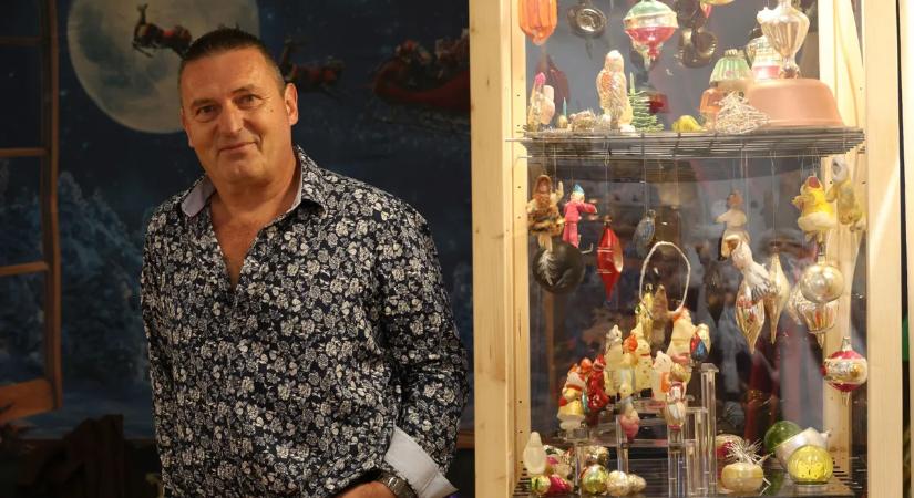 Krisztiáné a világ negyedik legnagyobb karácsonyfadísz-gyűjteménye