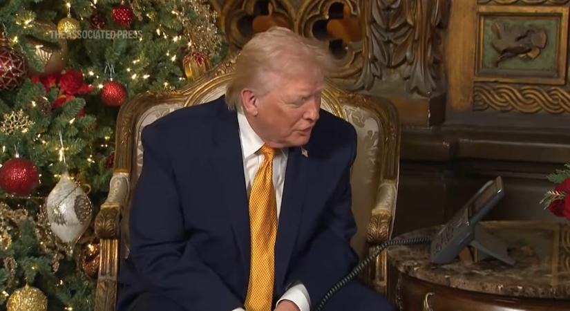 Trump apó karácsonykor a szenet istenítette a gyerekeknek