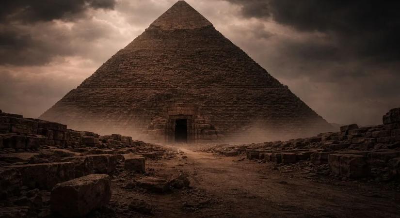 Pánikba estek a nézők: sokkoló felvétel került elő az egyiptomi piramis belsejéből