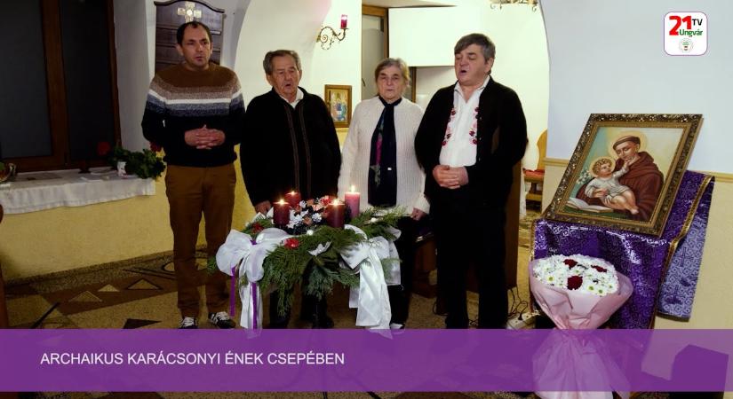 Archaikus karácsonyi ének Csepében (videó)