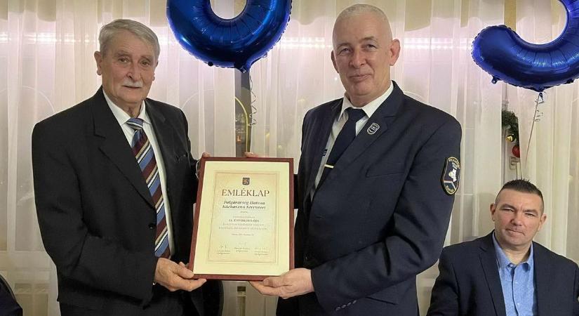 Harmincöt év szolgálat Hatvan biztonságáért – jubileumi évzárót tartott a polgárőrség