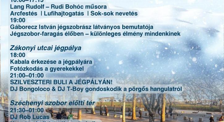 Szilveszteri pezsgés korcsolyával és anélkül Balatonfüreden