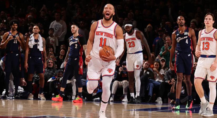 17 pontos hátrányból fordított és győzött a Knicks a Cavaliers ellen