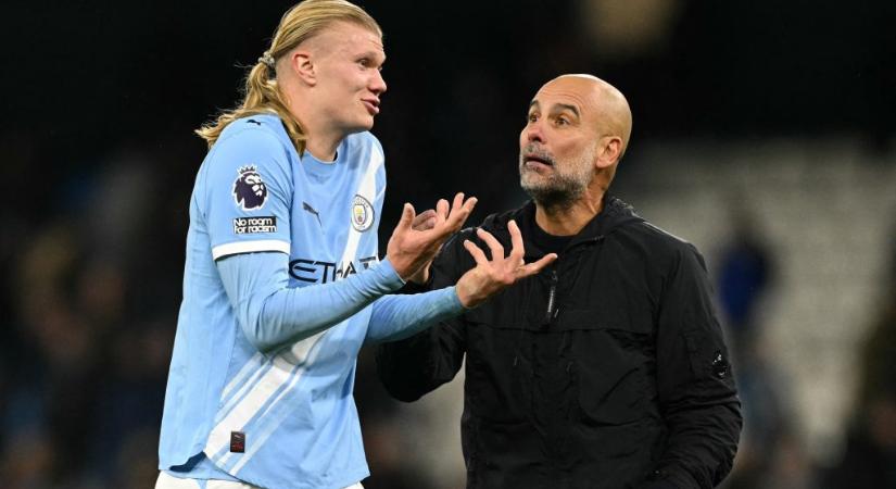 Haaland nem okozott csalódást a játékosait mérleggel váró Guardiolának