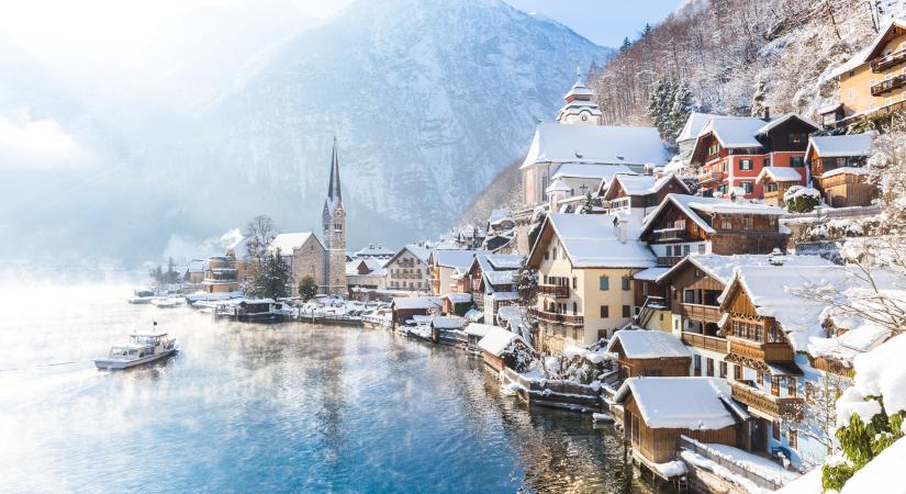Csodásan áll a tél a festői szépségű osztrák kisvárosnak