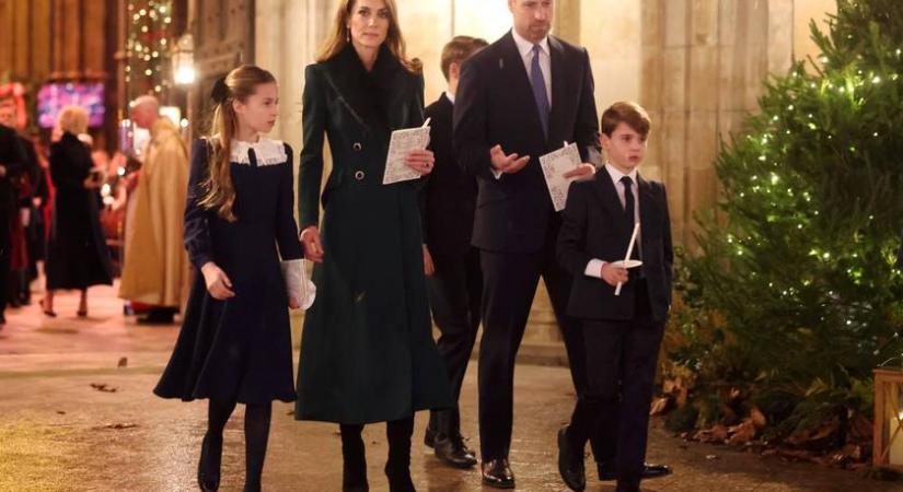 Charlotte hercegnő ilyen csinos volt Katalin mellett - Megható videó készült róluk karácsonykor