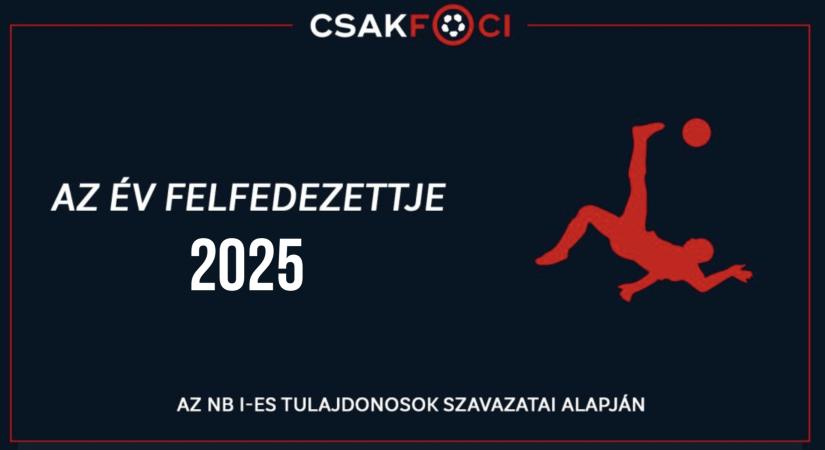 NB I: Ő lett 2025 felfedezettje a klubtulajdonosoknál és a vezetőknél - exkluzív