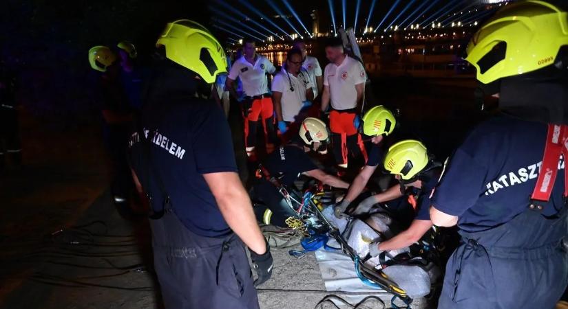 A budai alsó rakpart köveire zuhant egy ember