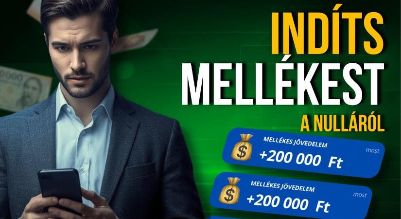 Havonta 200 000 Ft mellékes. Így vágj bele! – Mellékes