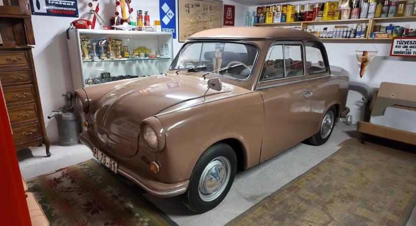 Olyan autó került elő egy kisbéri garázsból, hogy leesik az állad!