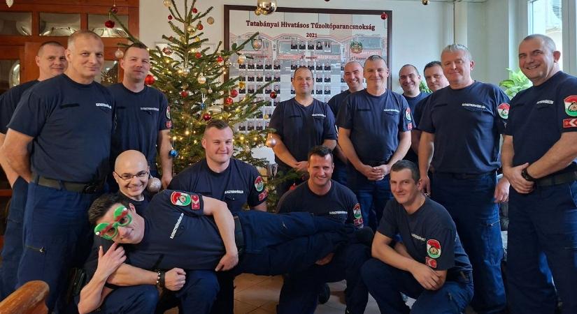 Karácsony 2. napján ezek a tatabányai tűzoltók vigyáznak ránk