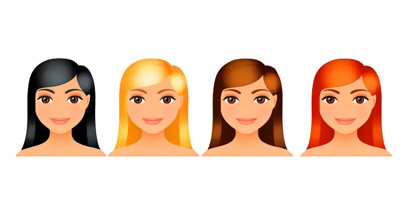 Pszichológiai teszt: Melyik hajszínt választod? Megmutatja, mi jellemző rád igazán