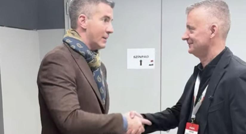 Szokatlan ajándékkal lepte meg Kubatov Gábort a Fidesz frakcióvezetője (VIDEÓ)