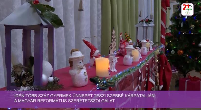 Idén több száz gyermek ünnepét teszi szebbé Kárpátalján a Magyar Református Szeretetszolgálat (videó)
