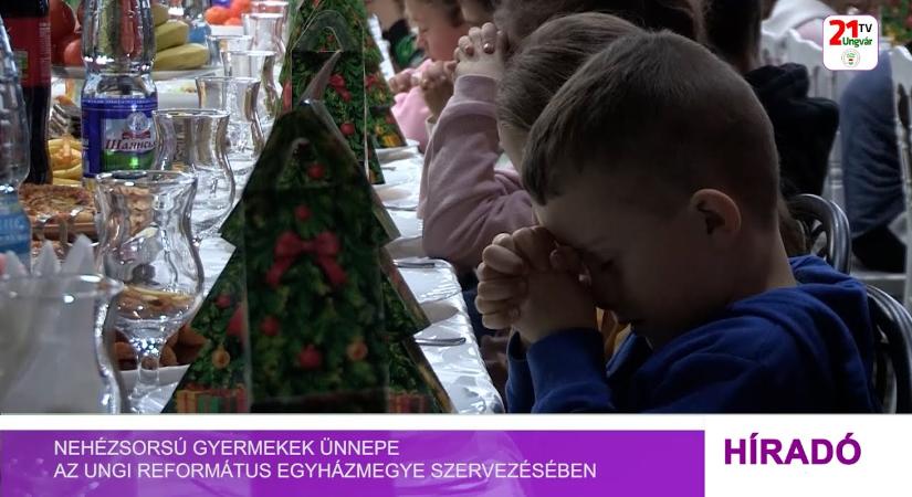 Nehézsorsú gyermekek ünnepe az Ungi Református Egyházmegye szervezésében (videó)