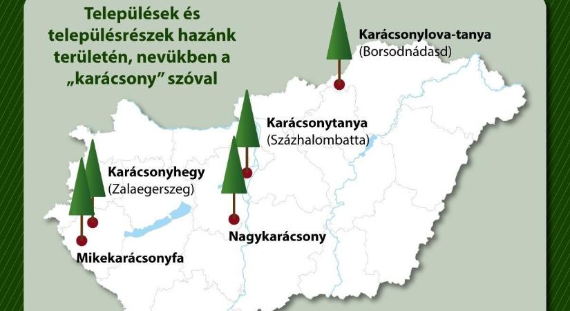 Az országban csak kettő ilyen település van, abból az egyik zalai - s van még valami, amiben élen járunk karácsonykor