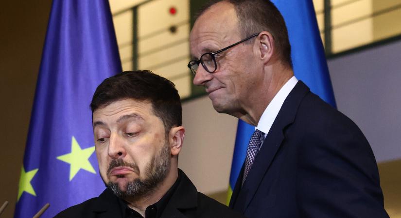 Zelenszkij és Merz egyeztetett a Trump-találkozó előtt