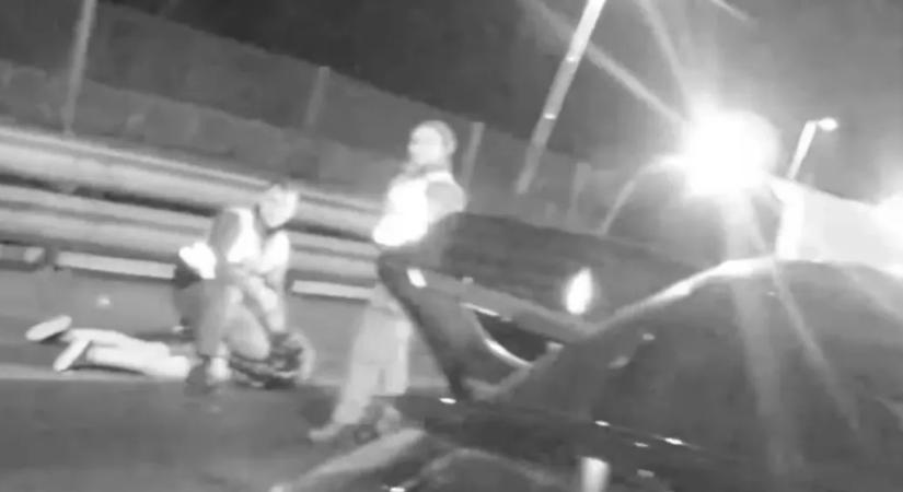 Forgalommal szemben menekültek végig Budapesten, végül a Megyeri hídon szedték ki őket az autóból