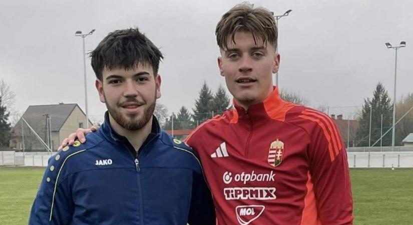 Karácsonykor is futball: válogatott csatárral edzett a gyirmóti játékos