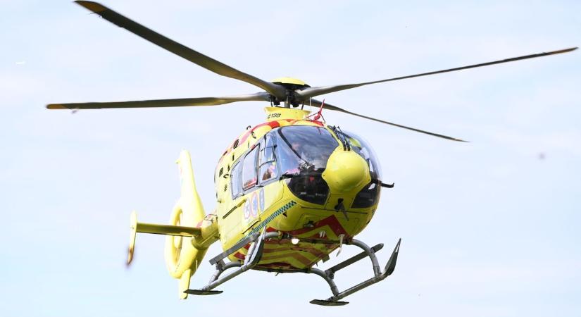 Fekete nap a Mezőtúr–Túrkeve közötti úton – mentőhelikoptert is érkezett