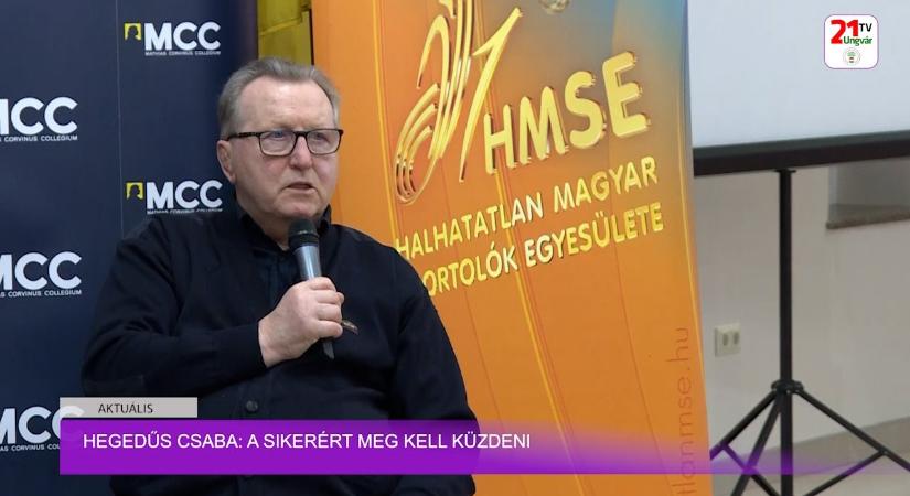 Aktuális (2025.12.27) Hegedűs Csaba: a sikerért meg kell küzdeni (videó)