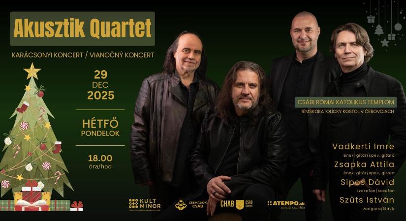 Közös ünnep, közös hang - Vadkerti Imre és barátai karácsonyi koncertje Csábon