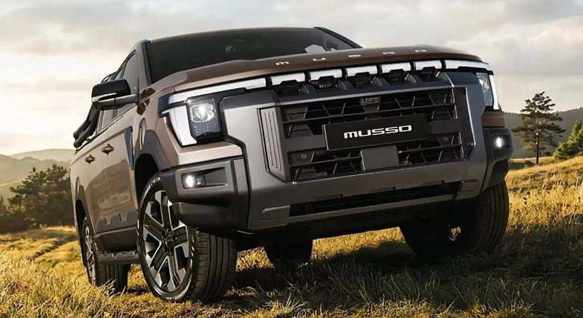 Ilyen a KGM új pickupja!