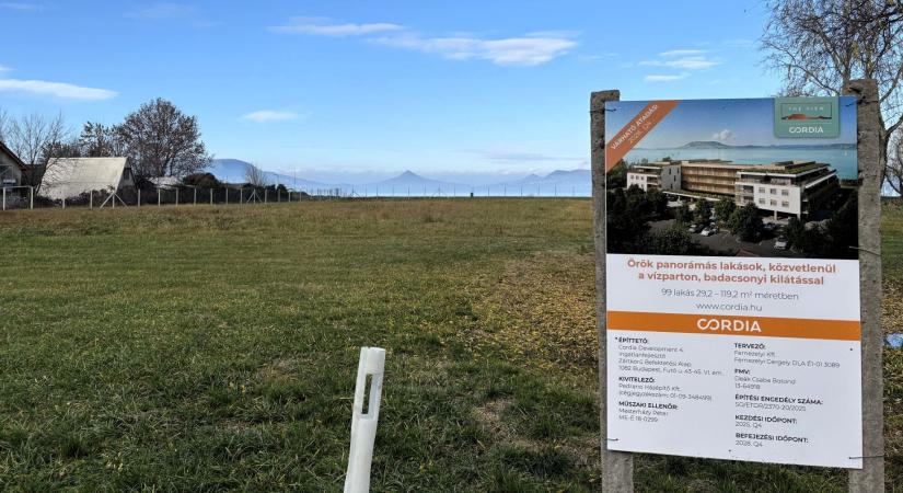 „Nagy az öröm” Fonyódon, lakóparkot építenek a szabadstrandra