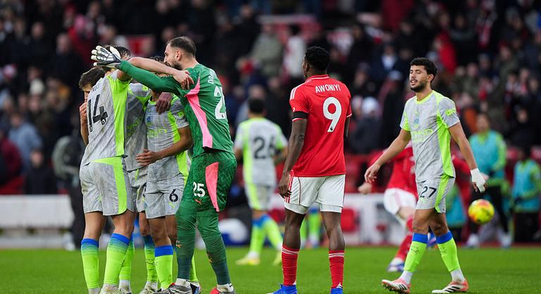 Nottinghami sikerével a Premier League élére állt a Manchester City