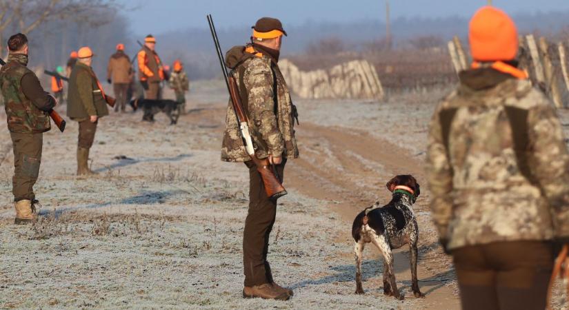 Vadászkürt hangjára kezdtek, puskalövésre fejezték be az év utolsó vadászatát – fotók