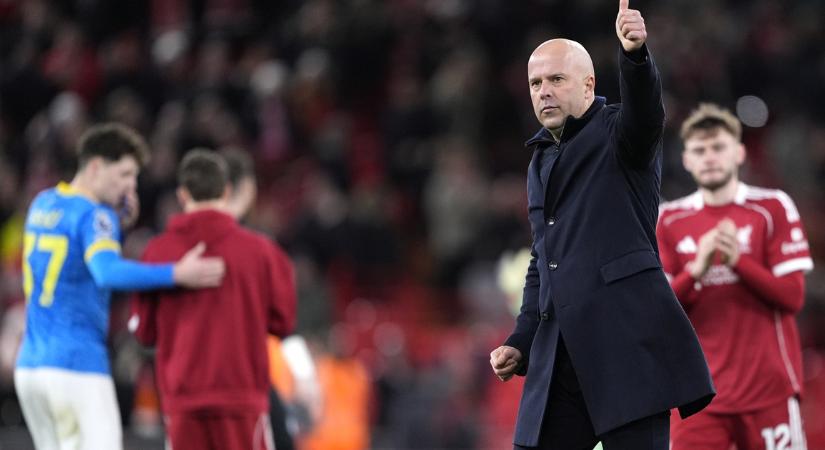 Arne Slot szerint valódi fordulópont lehet a Szoboszlaiék nélkül elért siker