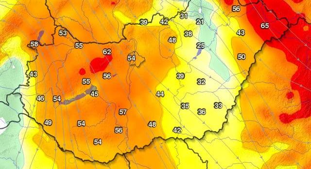 Erős viharos széllel jön a hideg ma!