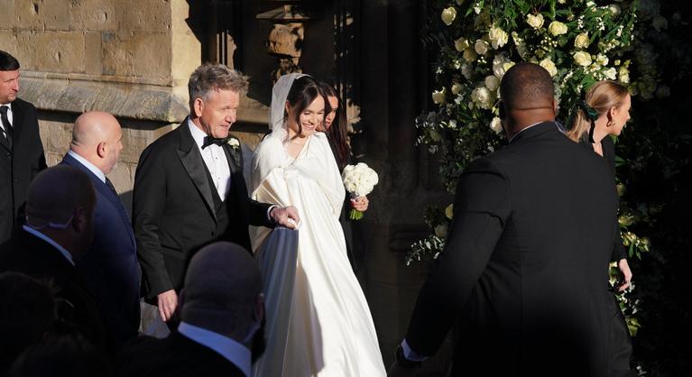 Gordon Ramsay lánya feleségül ment olimpikon szerelméhez