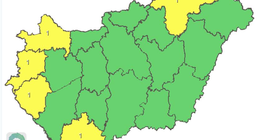 Nagyobb területen lesz viharos szél vasárnap, mint korábban mondták – megjött a friss veszélyjelzés