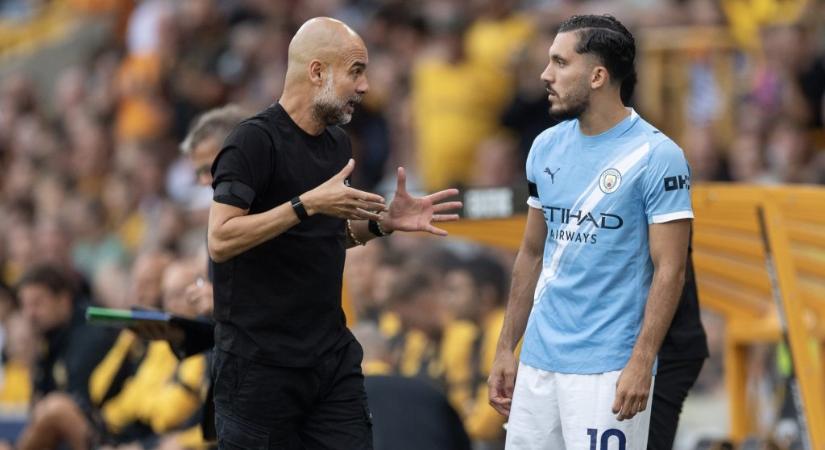 Guardiola a City hőséről: Néha kiabálok vele, máskor legszívesebben megcsókolnám