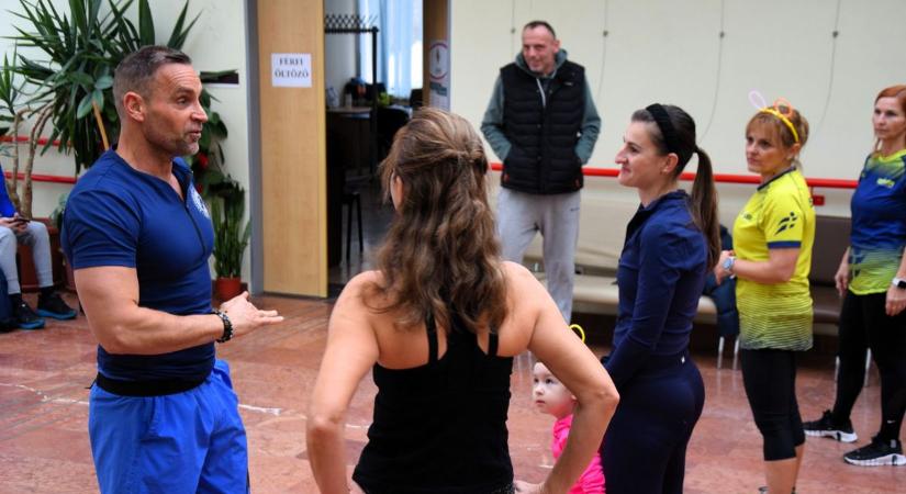 Az ismert fitnesz-celeb a zalai városban árulta el a hosszú élet titkát (galéria, videó)