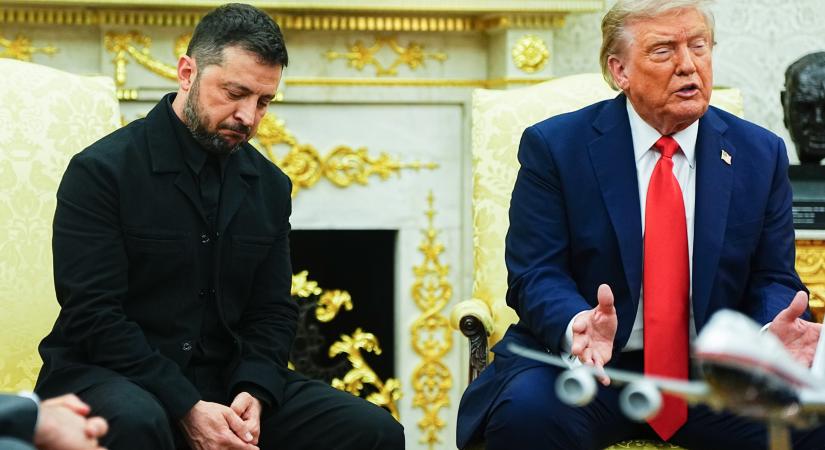 Durván egymásnak feszülhet Volodimir Zelenszkij és Donald Trump