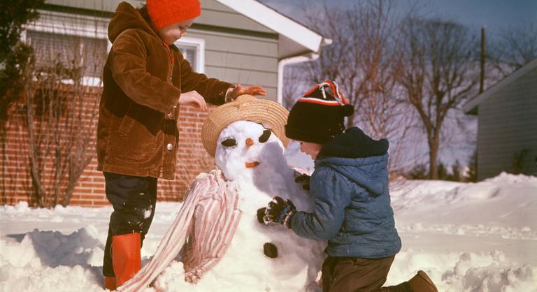 Hóember a szaunában