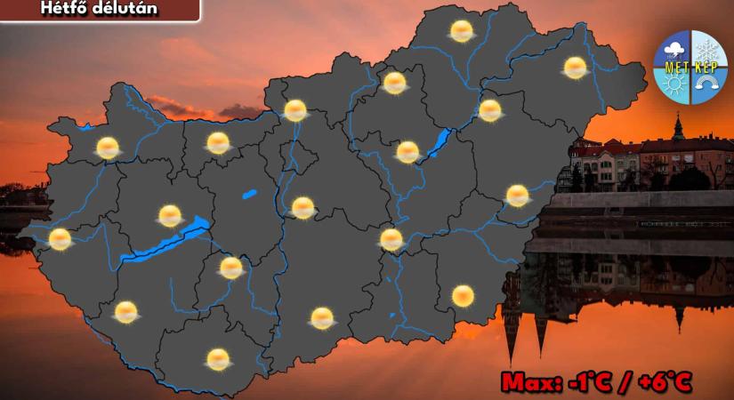 Folytatódik a napos, de hideg idő