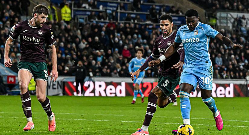 Championship: a Coventry City nagy előnnyel vezet, a Boro a másik feljutó helyen féltávnál – KÖRKÉP