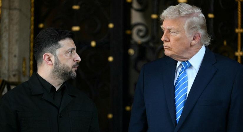 Így fogadta Zelenszkijt Miamiban Donald Trump (VIDEÓ)