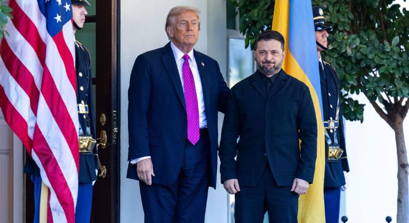 Jelzésértékű: ukrán tisztviselőket küldtek Zelenszkij fogadására Trumpék (VIDEÓ)