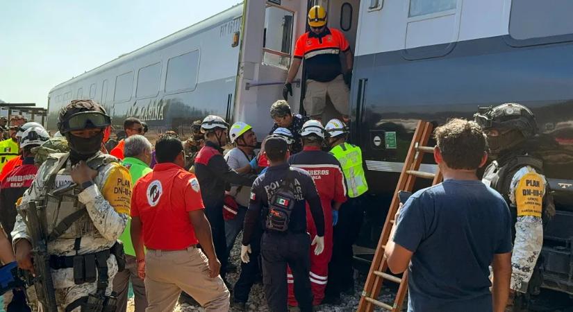 Kisiklott egy vonat Mexikóban, legalább 13-an meghaltak