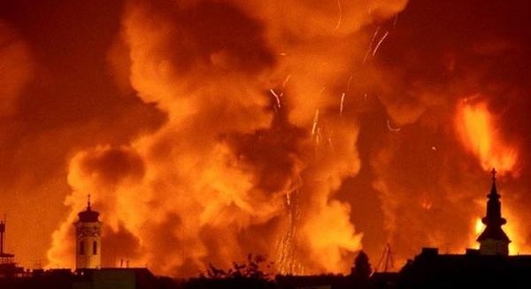 Ég egy olajfinomító Oroszországban