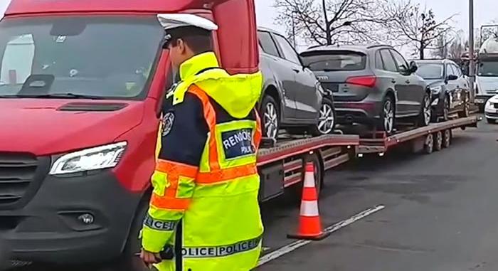 Rommá büntették az autószállítókat az M0-son