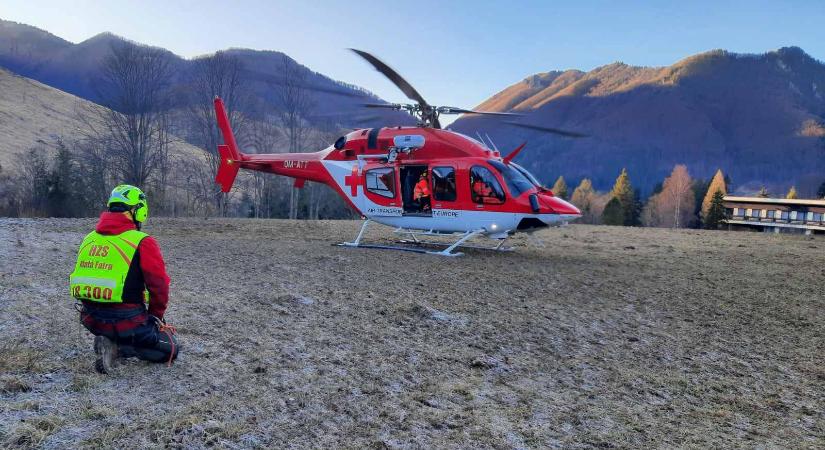 Helikopterrel kellett kimenteni egy 21 éves magyar túrázót a Magas-Tátrában