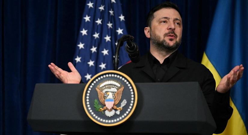 Volodimir Zelenszkij szerint népszavazást kell kiírni a 20 pontos béketervről Ukrajnában