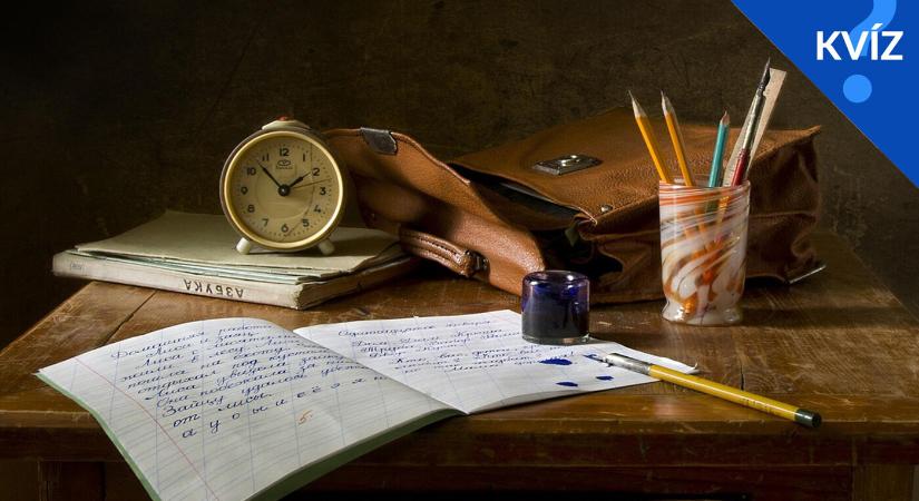 KVÍZ: Retró tananyag, amire ma már kevesen emlékeznek. Te köztük vagy?